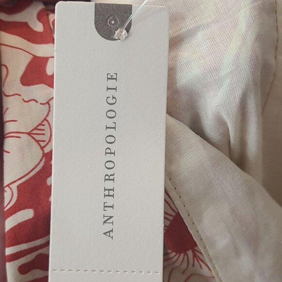 Anthropologie Blue Tassel NWT Women's Mini Dress Floral Size M Strapless - Picture 10 of 10